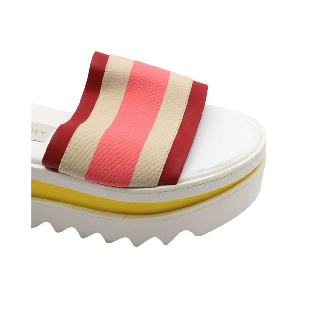 Stella Mccartney Color Block Platform Slides In W… - image 8